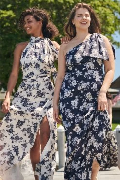 Kayla Gown - Ivory & Navy Peony -Feminine Style Shop 220623 SB BRIDESMAIDS LK9 1512 bc23595f 9d29 4a8c a88a 9e42d8ae1102