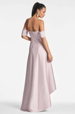 Agyness Gown - Blush 11 Agyness Gown - Blush -Feminine Style Shop AGYNESSGOWN BLUSH BACK
