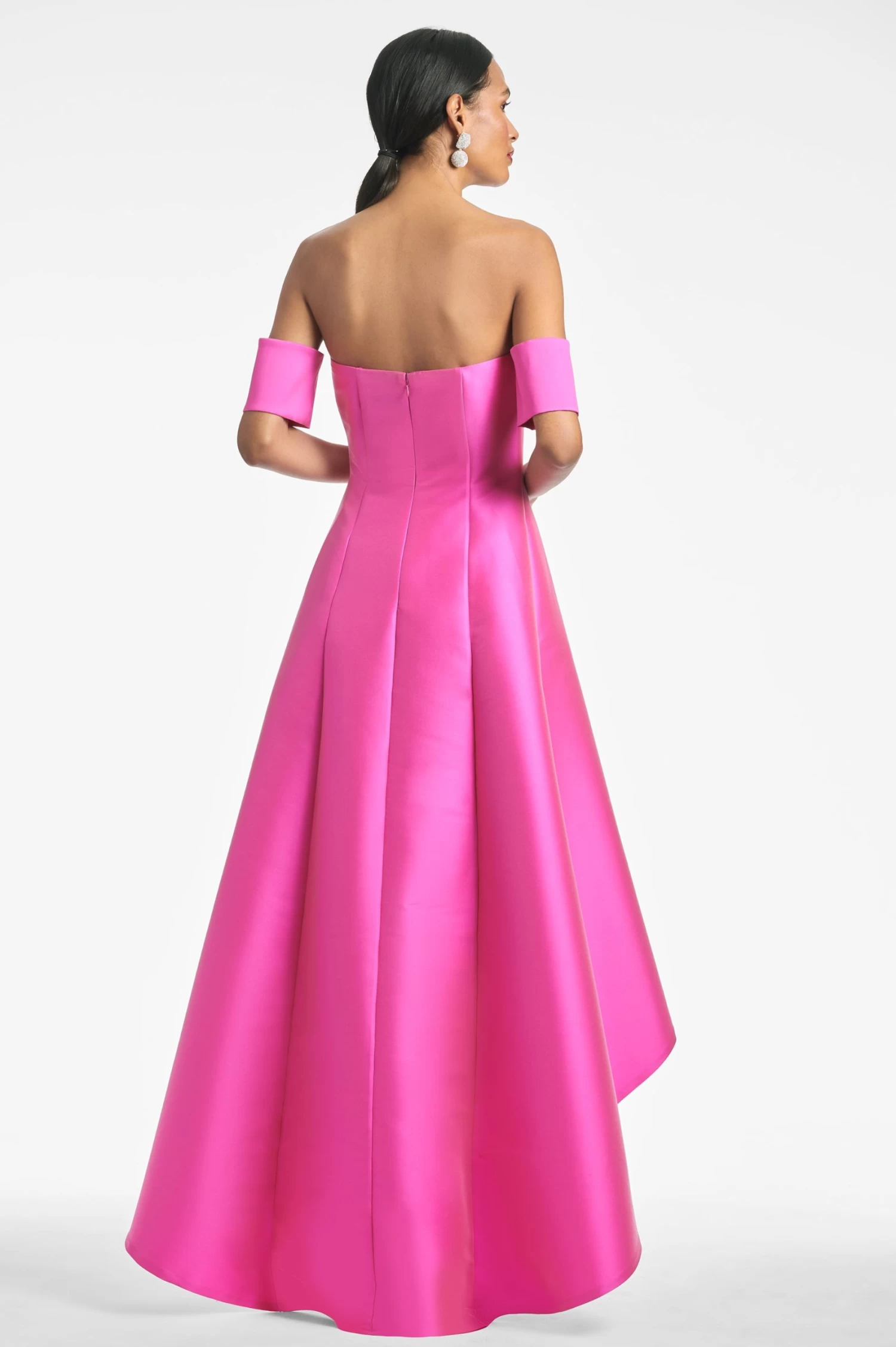 Agyness Gown - Fuchsia 5 Agyness Gown - Fuchsia - Image 3