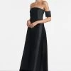 Agyness Gown - Black -Feminine Style Shop AGYNESS GOWN BLACK FRONT 1