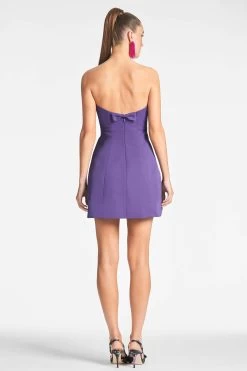 Alanna Dress - Amethyst 9 Alanna Dress - Amethyst -Feminine Style Shop ALANNADRESS AMETHYST BACK