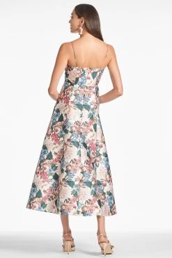 Allesandra Dress - Antico Botonico -Feminine Style Shop ALLESANDRADRESS ANTICOBOTONICO BACK