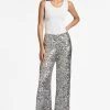 Alli Pant - Silver Sequins -Feminine Style Shop ALLIPANT SILVER FRONT
