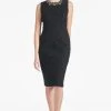Anna Dress - Noir -Feminine Style Shop ANNADRESS NOIR FRONT