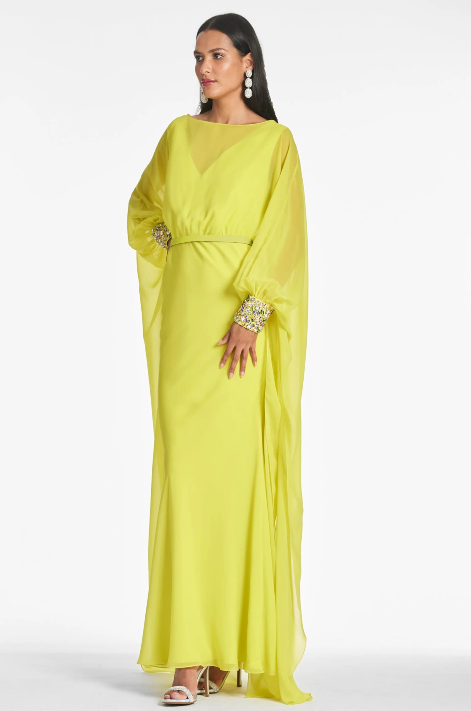 Aphrodite Gown - Neon Limeade 6 Aphrodite Gown - Neon Limeade - Image 4