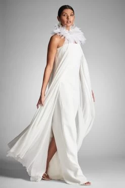 Aphrodite Overlay - Ivory 9 Aphrodite Overlay - Ivory -Feminine Style Shop APHRODITEOVERLAY IVORY SIDE