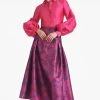 Lydia Skirt - Magenta Bloom -Feminine Style Shop ASTORTOP LYDIASKIRT FUCHSIA MAGENTABLOOM SIDE2 758419d9 edda 4f99 9136 b1075e1a5f60