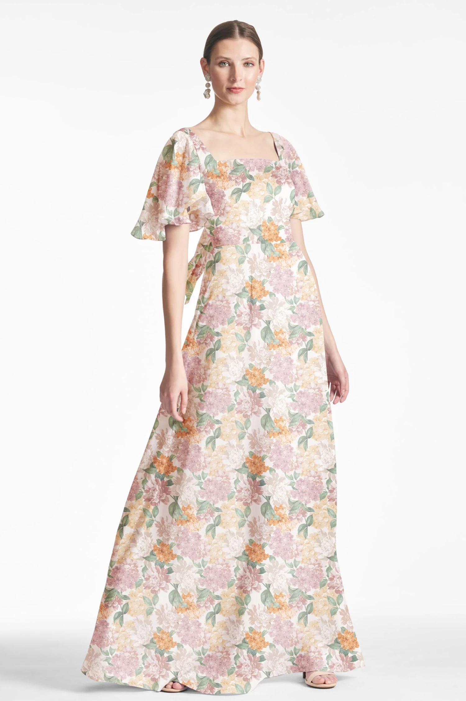 Aurora Gown - Antique Bouquet 4 Aurora Gown - Antique Bouquet - Image 2