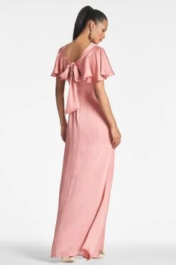 Aurora Gown - Rouge -Feminine Style Shop AURORAGOWN ROUGE BACK 2132bf79 e032 4ad6 86b6 003d3ea620a7