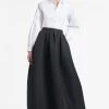 Ava Skirt - Black 2 Ava Skirt - Black -Feminine Style Shop AVASKIRT BACK FRONT2