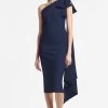 Miranda Dress - Navy 1 Miranda Dress - Navy -Feminine Style Shop BELLADRESS NAVY FRONT