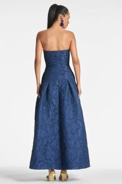 Belle Gown - Midnight -Feminine Style Shop BELLEGOWN MIDNIGHT BACK