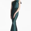 Bonnie Gown - Forest Green -Feminine Style Shop BONNIEGOWN FORESTGREEN FRONT4