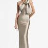 Bonnie Gown - Pewter -Feminine Style Shop BONNIEGOWN PEWTER FRONT