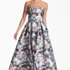 Brielle Gown - Ice Blue Garden -Feminine Style Shop BRIELLEGOWN ICEBLUEGARDEN FRONT