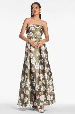 Brielle Gown - Moss Magnolia 7 Brielle Gown - Moss Magnolia -Feminine Style Shop BRIELLEGOWN MOSSMAGNOLIA FRONT2 72030713 82a1 4adf bceb d62000a6013c