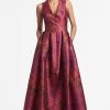 Brooke Gown - Raspberry Bouquet Multi -Feminine Style Shop BROOKEGOWN RASPBERRYBOUQUETMULTI FRONT
