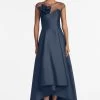 Blakely Gown - Navy -Feminine Style Shop BlakelyGown Navy Front