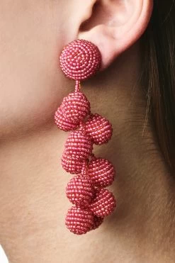 Coconuts Earrings - Smooth Beads -Feminine Style Shop C18E01 COCONUTS GUAVA ebd310c2 c37c 40d7 914f 3e5fea42b090