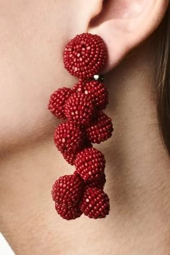 Coconuts Earrings - Smooth Beads -Feminine Style Shop C18E01 COCONUTS MERLOT 6b40ba39 4712 4a2e babf 5494dd2fdf3b