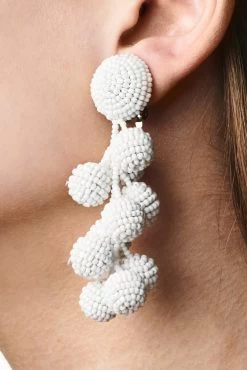 Coconuts Earrings - Smooth Beads -Feminine Style Shop C18E01 COCONUTS WHITE f9b1ef4c f906 4591 9a64 df7117087090