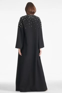 Calliope Coat - Black -Feminine Style Shop CALLIOPECOAT BLACK BACK