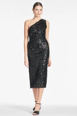 Feminine Style Shop -Feminine Style Shop CARMENDRESS BLACK FRONT3