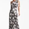 Chelsea Gown - Ebony Garden -Feminine Style Shop CHELSEAGOWN EBONYGARDEN FRONT