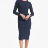 Dee Dress - Dark Midnight -Feminine Style Shop DEEDRESS DARKMIDNIGHT FRONT