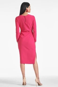 Dee Dress - Passionfruit -Feminine Style Shop DEEDRESS PASSIONFRUIT BACK