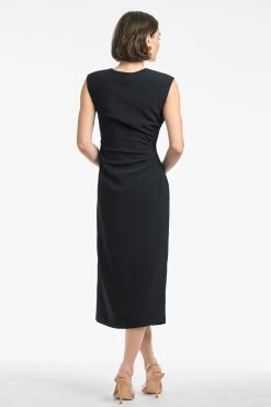 Diana Dress - Black 15 Diana Dress - Black -Feminine Style Shop DIANADRESS RECOLOR BLACK BACK
