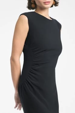 Diana Dress - Black 13 Diana Dress - Black -Feminine Style Shop DIANADRESS RECOLOR BLACK DETAIL
