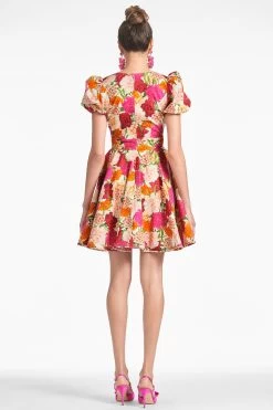 Festa Dress - Molti Fiore -Feminine Style Shop FESTADRESS MOLTIFIORE BACK