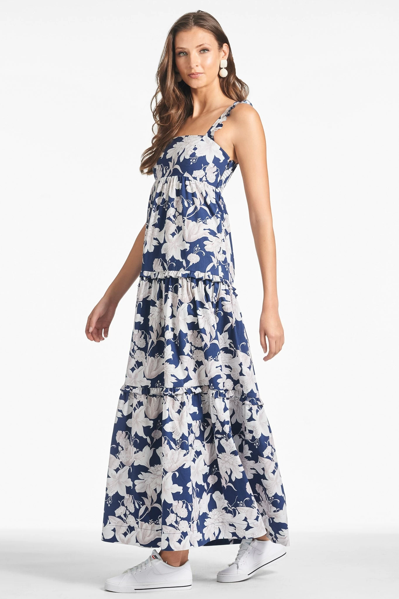 Giorno Dress - Alto Blu Fiore 5 Giorno Dress - Alto Blu Fiore - Image 3
