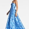 Giovanna Gown - Mediterranean Blooms -Feminine Style Shop GIOVANNAGOWN MEDITERRANEANBLOOM SIDE