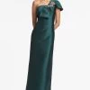 Ines Gown - Forest Green 2 Ines Gown - Forest Green -Feminine Style Shop INESGOWN FORESTGREEN FRONT2