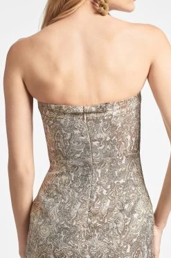 Feminine Style Shop -Feminine Style Shop ISADRESS GILDEDFLORAL DETAILS