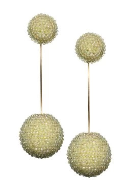 Aria Earrings - Faceted Beads -Feminine Style Shop J20E26 ARIAEARRING CITRON