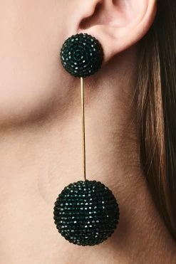 Aria Earrings - Faceted Beads -Feminine Style Shop J20E26 ARIAEARRING EMERALDGREEN 1b4b57c6 e507 4e35 9f68 400bdf18dbd6