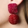 Lydia Earrings - Faceted Beads -Feminine Style Shop J20E66 LYDIAEARRING RASPBERRY RUBY b5c7d84f f18d 4805 b206 055f0440a535