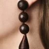 Frida Earrings - Wood 2 Frida Earrings - Wood -Feminine Style Shop J21E06 FRIDAEARRING BRONZE bf96b333 cded 4458 934f 0af028aa6784