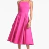 Jacinta Dress - Cerise -Feminine Style Shop JACINTADRESS CERISE FRONT