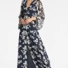 Jenny Gown - Navy Venetia Petal -Feminine Style Shop JENNYGOWN NAVYVENETIAPETAL FRONT3