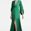 Jenny Gown - Emerald -Feminine Style Shop JennyGown Emerald Front 3