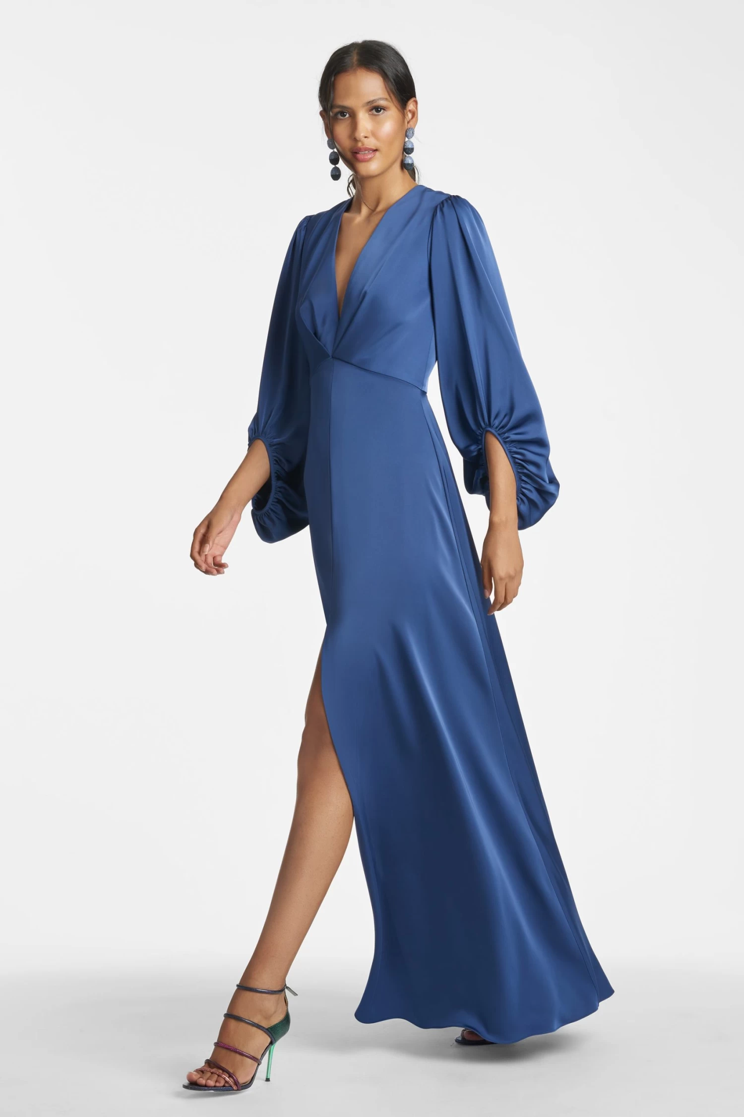 Jenny Gown - Washed Indigo 3 Jenny Gown - Washed Indigo