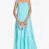 Kami Gown - Swiss Blue 2 Kami Gown - Swiss Blue -Feminine Style Shop KAMIGOWN SWISSBLUE FRONT7