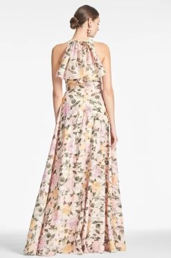 Kate Gown - Pink Lemonade Bouquet 12 Kate Gown - Pink Lemonade Bouquet -Feminine Style Shop KATEGOWN PINKLEMONADEBOUQUET BACK