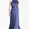 Kayla Gown - Deep Cobalt -Feminine Style Shop KAYLAGOWN DEEPCOBALT FRONT2