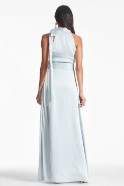 Kayla Gown - Ice Blue -Feminine Style Shop KAYLAGOWN ICEBLUE BACK