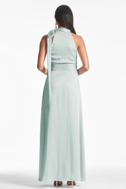 Kayla Gown - Jade -Feminine Style Shop KAYLAGOWN RECOLORTO JADE BACK